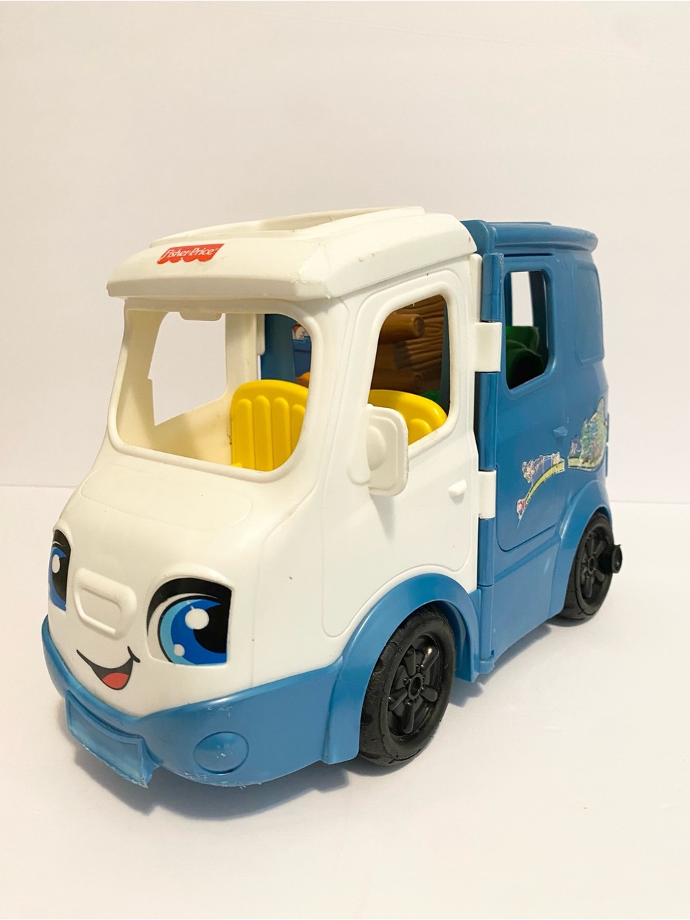 Fisher Price Little People RV Camper Van SUV Car Playset Toy Tent Camping